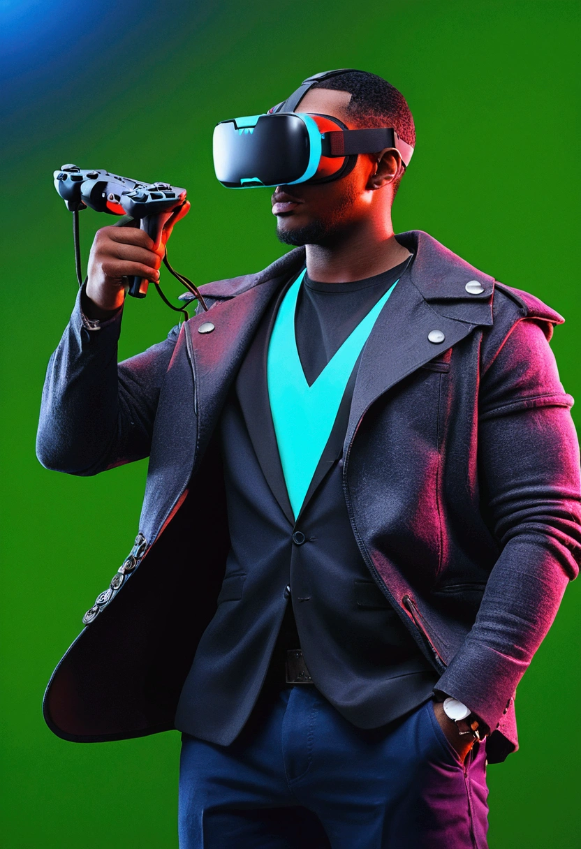 Ajouter a la photo des éléments en relation avec les Jeux vidéos sur mobile et au bas de l'image ajouté un texte " JEFFERY GAMING "