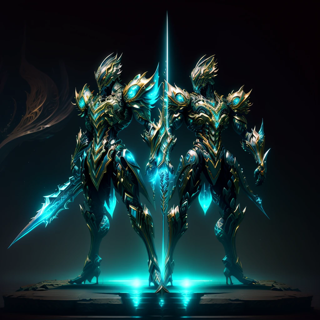 Best Quality，Warrior，The Power of Light，Dragon Design，arms，Large sword，8k，ＳＦ，perfection，Embrace the Darkness，ダークファンタジーWarrior，Colorful，Invincible，masterpiece，