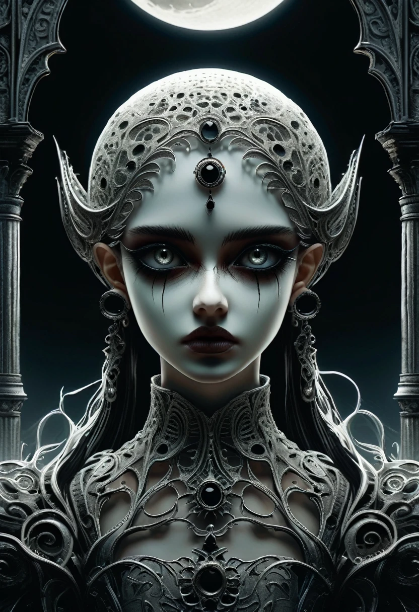 (((Gothic world))),
(beautiful girl), ((the girl's pupils glow like the moon, are the same color and size, round pupils, the girl's pupils are directed in one direction)), ((((clearly drawn eyes )))), ((the girl's skin radiates a faint white glow)) (((the girl is shrouded in shadow)))
masterpiece, best quality, highly detailed, cinematic film, surreal lighting shadow (analog), kodak film,cinemascope,epic,gorgeous, professional photo, clarity drawn body details, augmented reality, hyperrealistic, hyperdetalization, clarity, elegant, 6k digital photo quality, lots of details, professional design, very high resolution, contrast, augmented details of the environment and background, filigree, emotional, touching, clear drawing of the details of the environment, photographic clarity and depth of drawing.