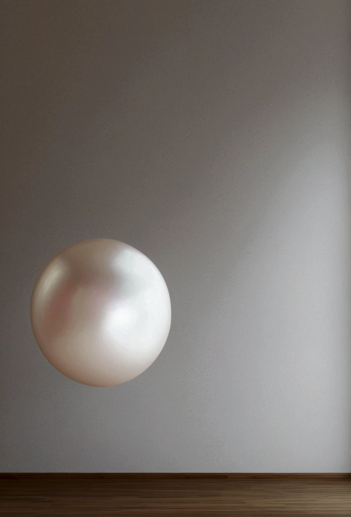A huge round pearl in the middle of the room