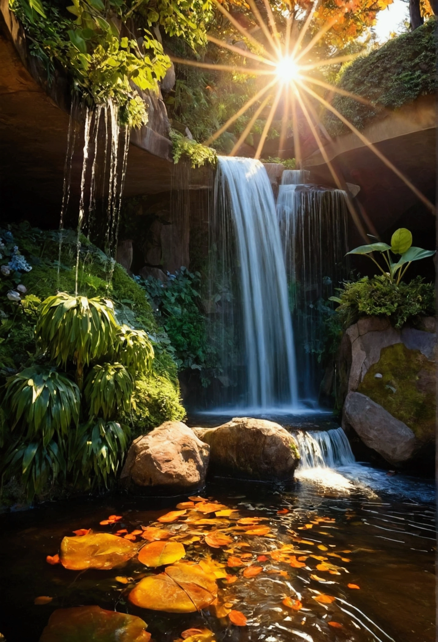 Small world water fall