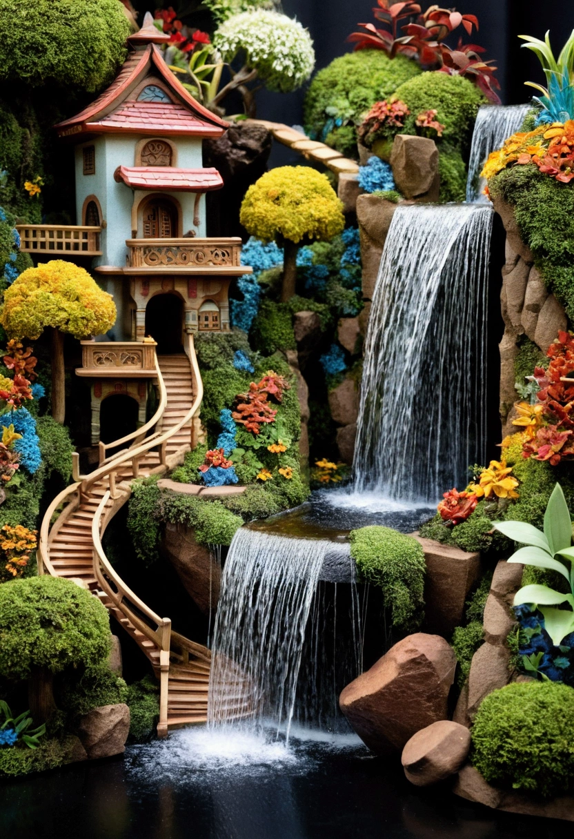 Small world water fall