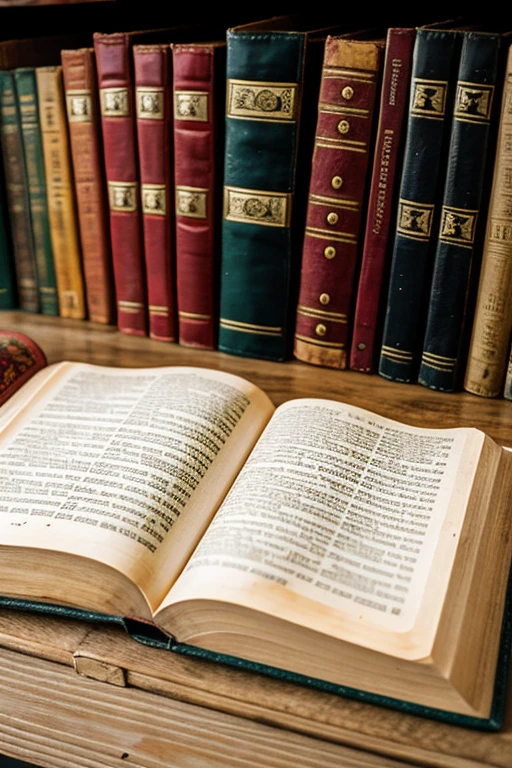 Bible with several books around it