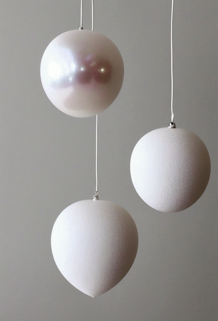 Empty white space,A huge pearl in the room,The middle,Pearls are shiny,Empty white space,Look into perspective