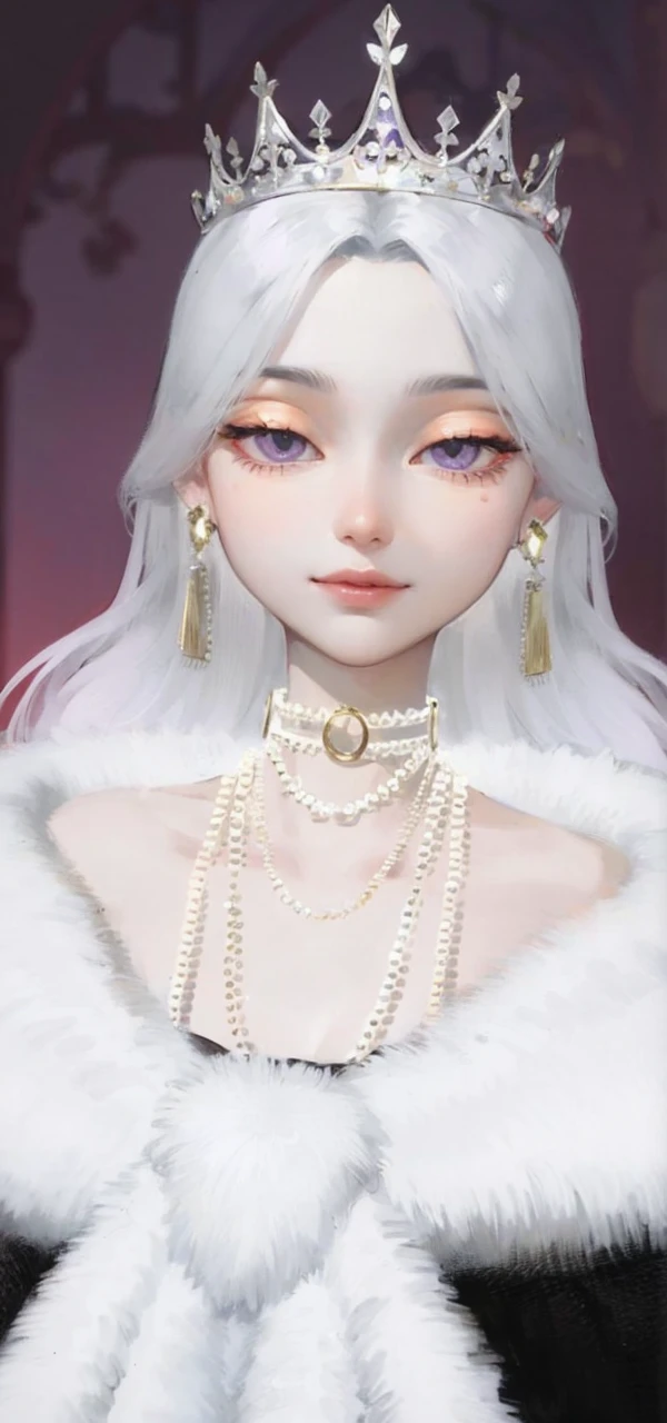 Best quality, masterpiece, purple eyes, high quality hair, white-haired, purple eyes, high quality eyes