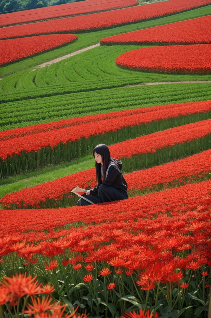 For red spider lily field