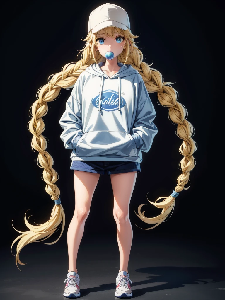 (best quality, masterpiece:1.1),  <lora:speedoru_artist_v2-16:0.3>, speedoru_artist, toon \(style\), <lora:3DMM_V7:0.3>, 3DMM, <lora:summer tree_20230919090103:0.6>,  full body,     (1female), envious face, golden hair, absurdly long hair, messy hair,        jeans, graphic hoodie, converse, jacket, ballcap,