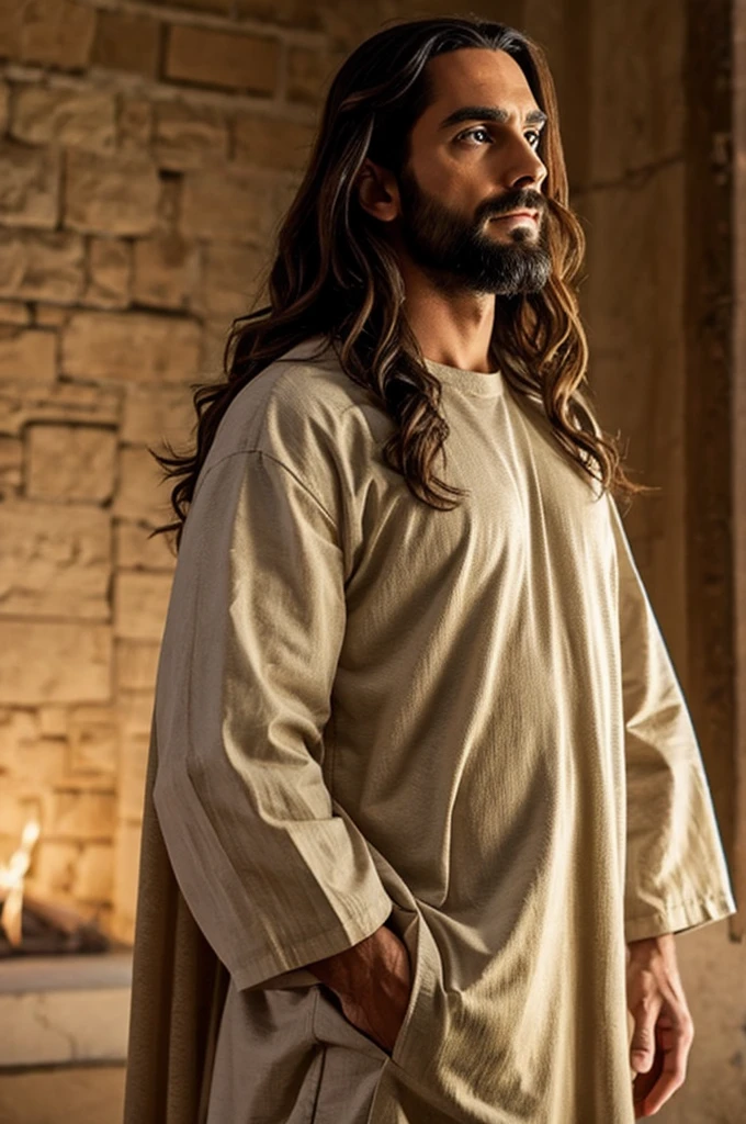 I want an image of Jesus Christ holding the cross