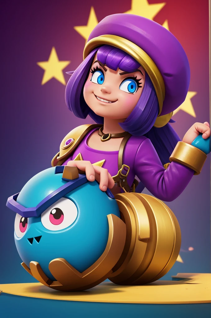 Shelly from brawl stars