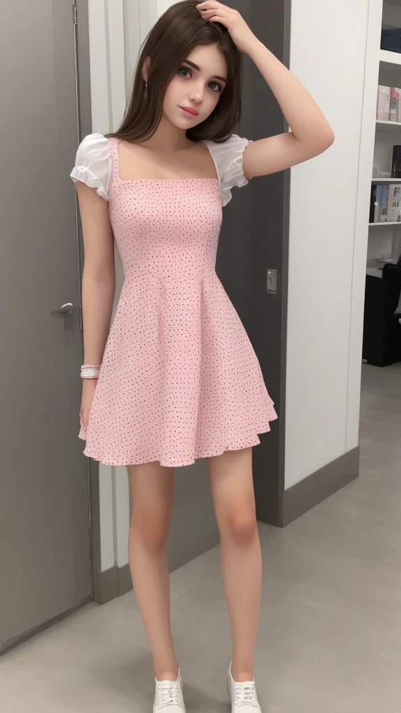 A beautiful girl short dress for men under wical big  