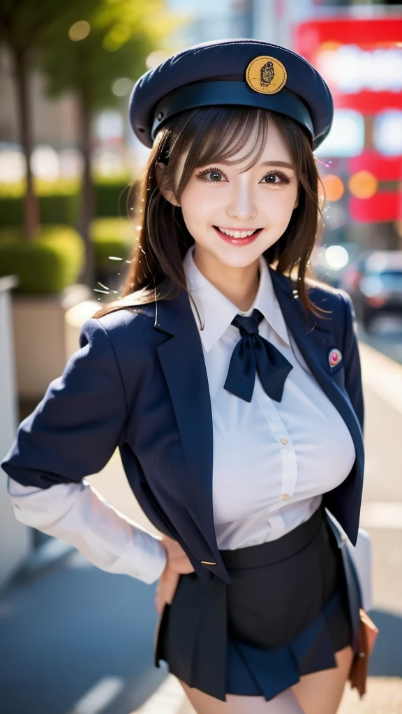 { 1girl, at airport }, { (masterpiece:1.2), (best quality:1.6), (photo realistic:1.6), (8K resolution:1.2) }, { ((shallow depth of field)), (sunshine:1.2) }, { beautiful 20yo, (blushed face, shy), (smiling:1.2), (open mouth:1.2), (eyes rolled up:1.2), (long hair), slender body, huge breasts, perky nipples }, { ((see-through flight attendant uniform)) }