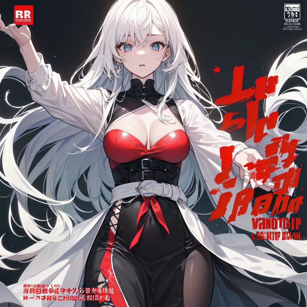 ((((dramatic))), (((Grainy))), (((intense))) film poster featuring a young platinum white hair woman as the central character. She stands have confidencely in the center of the poster, wearing a stylish and edgy Harajuku-inspired hip hop Costume, with a determined Performance on her face. The background is aesthetic atmospheric dark and Grainy, With danger and tension. The article is bold and to attract attention, with a Catchy tagline that adds to the overall feeling of drama and excitement. The color palette is mainly dark with splashes of Vibrant neon colors, giving the poster a dynamic and visually impressive appearance,tachi-e
(magazine:1.3), (cover-style:1.3), fashionable, woman, Vibrant, Costume, Sexy seductive poses, front, colorful, dynamic, background, element, have confidence, Performance, Holding, statement, accessories, Majestic, Coiled, The surrounding area, touch, scene, article, cover, bold, to attract attention, title, stylish, font, Catchy, Heading, big, impressive, Modern, trend, concentrated, fashion,