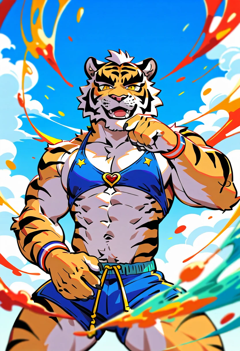 橘色tiger, werewolf tiger, (Dark orange skin:1,6), all covered with wool, Undressed, middle Ages, tiger, tiger on two legs, a tiger covered only with fur and without clothes,