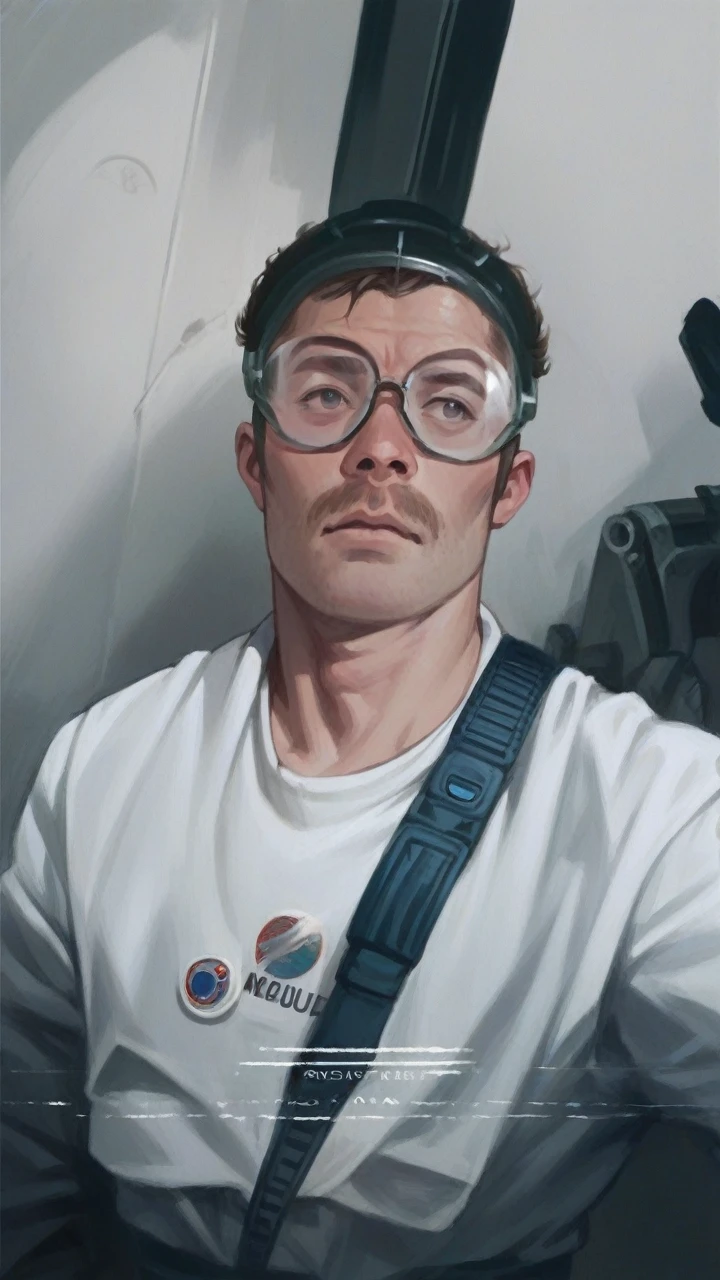 an astronaut in space without a helmet
