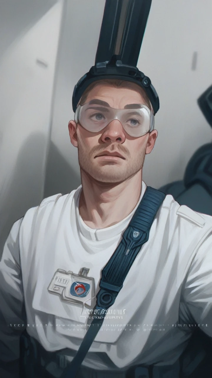 an astronaut in space without a helmet