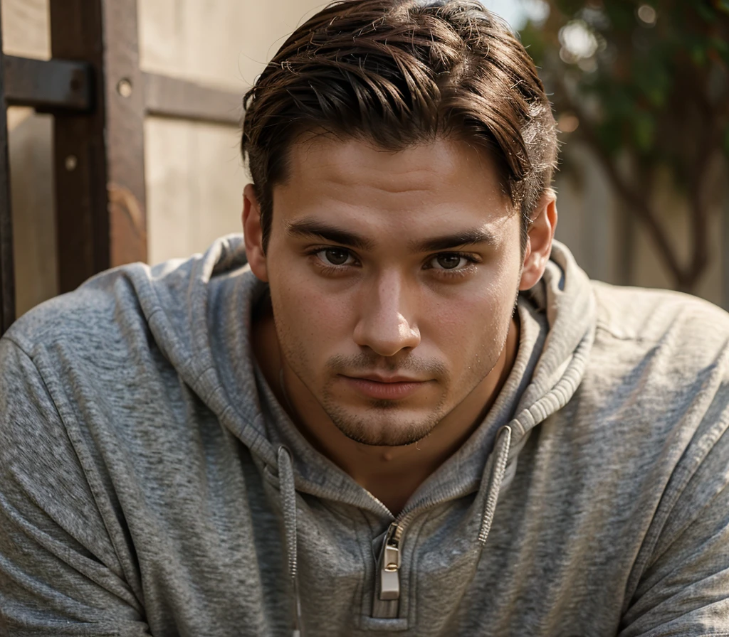 Realistic 27 years old man from USA