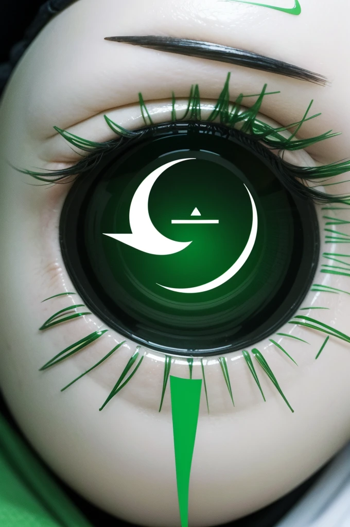 Arabic team logo green color with white symbol