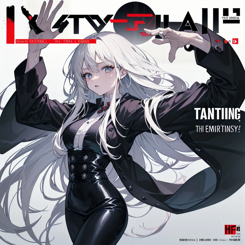 ((((dramatic))), (((Grainy))), (((intense))) film poster featuring a young platinum white hair woman as the central character. She stands have confidencely in the center of the poster, wearing a stylish and edgy Harajuku-inspired hip hop Costume, with a determined Performance on her face. The background is aesthetic atmospheric dark and Grainy, With danger and tension. The article is bold and to attract attention, with a Catchy tagline that adds to the overall feeling of drama and excitement. The color palette is mainly dark with splashes of Vibrant neon colors, giving the poster a dynamic and visually impressive appearance,tachi-e
(magazine:1.3), (cover-style:1.3), fashionable, woman, Vibrant, Costume, Sexy seductive poses, front, colorful, dynamic, background, element, have confidence, Performance, Holding, statement, accessories, Majestic, Coiled, The surrounding area, touch, scene, article, cover, bold, to attract attention, title, stylish, font, Catchy, Heading, big, impressive, Modern, trend, concentrated, fashion,