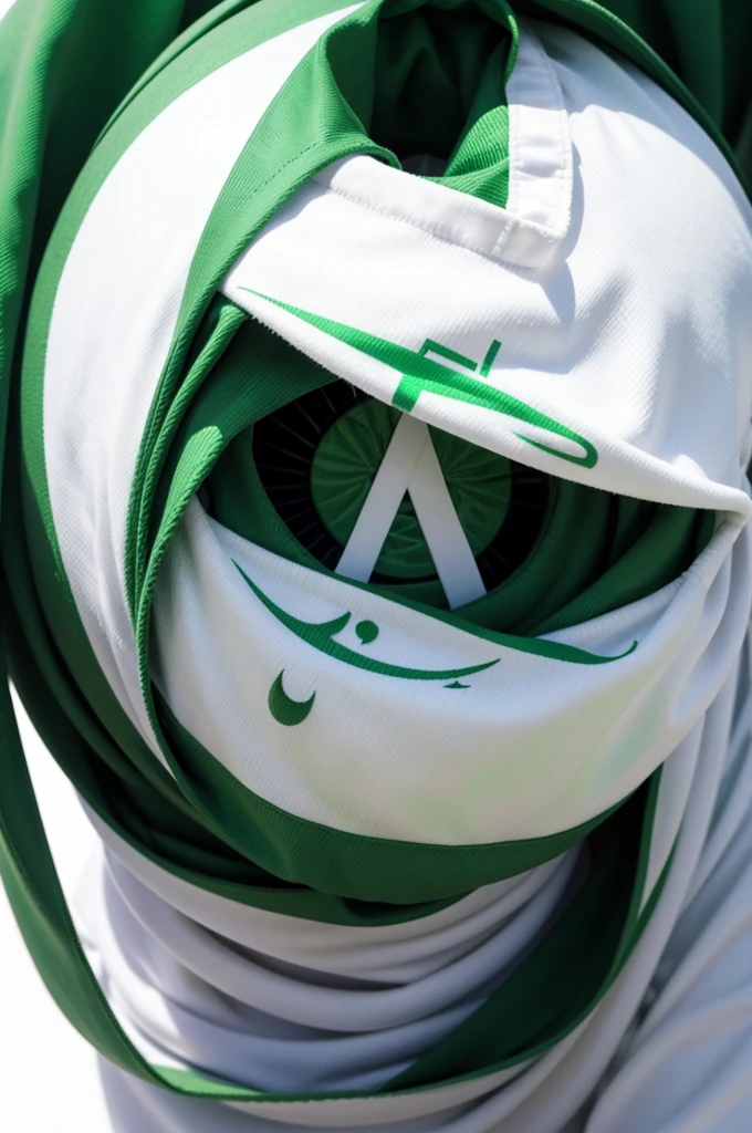 Arabic team logo green color with white symbol