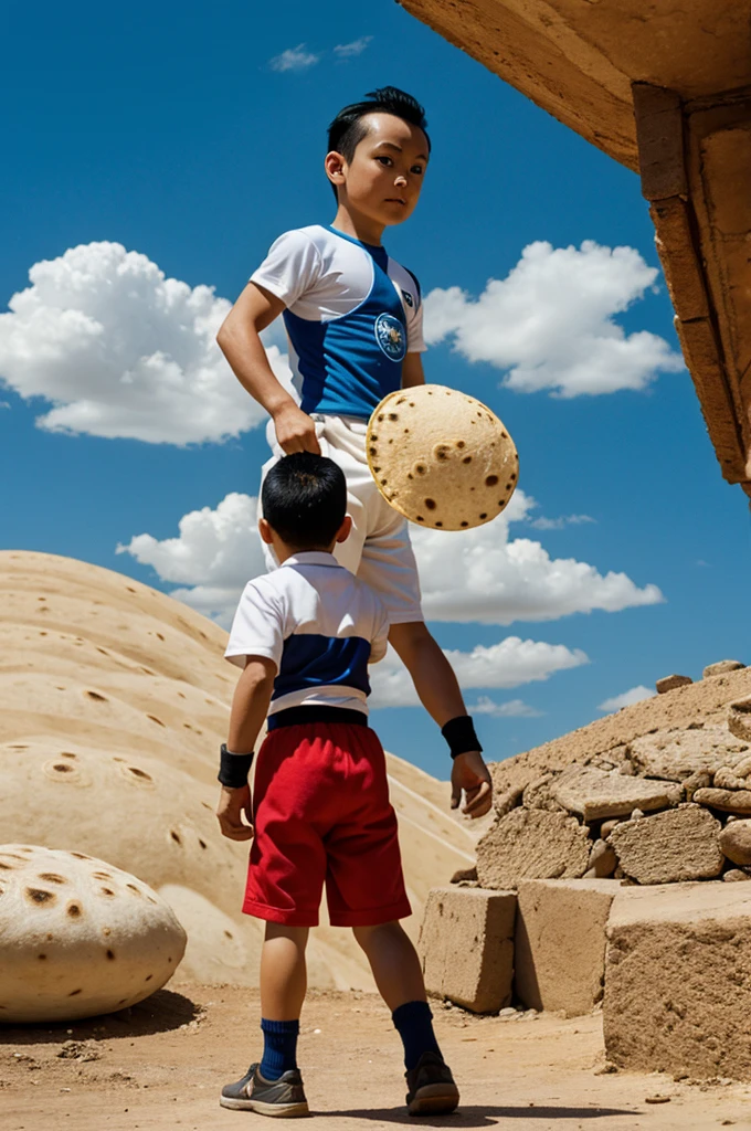 Astroboy going to the tortillas 