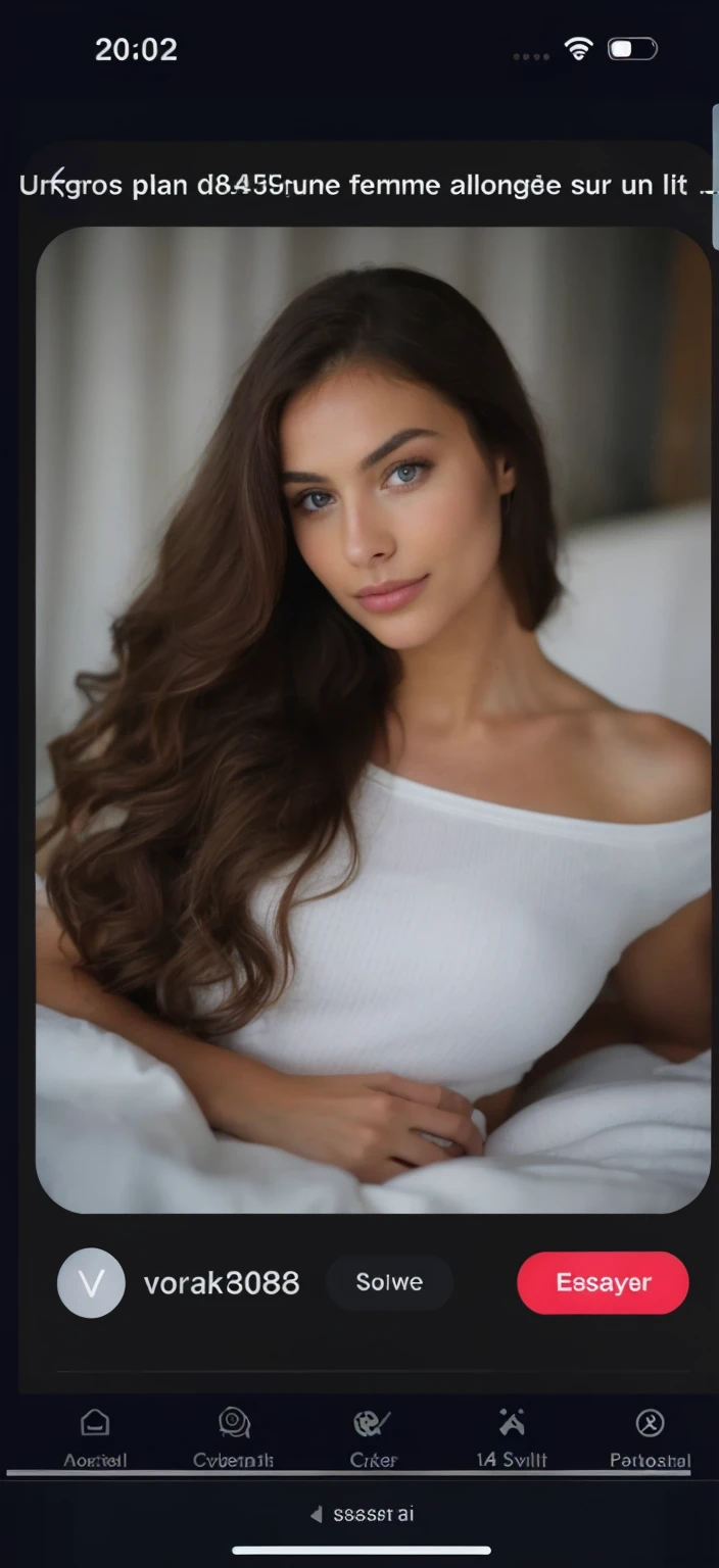 Belle brune aux reflets blonds portant un pull beige (in a café drinking soda), Very detailed, 22 ans, visage innocent, natural wavy hair, yeux bleus, High resolution, masterpiece, Best quality, intricate high detail, highly detailed, mise au point nette, detailed skin, realistic skin texture, texture, detailled eyes, professionnel, 4K, sourire charmant, filmed on Canon, 85 mm, faible profondeur de champ, Couleur Kodak Vision, perfect fit body, Extremely detailed, photographier_\(ultra\), photoreallistic, Realstic, Post-traitement, Maximum details, roughness, real life, ultra realist, photorealism, photographie, 8K UHD, photographie