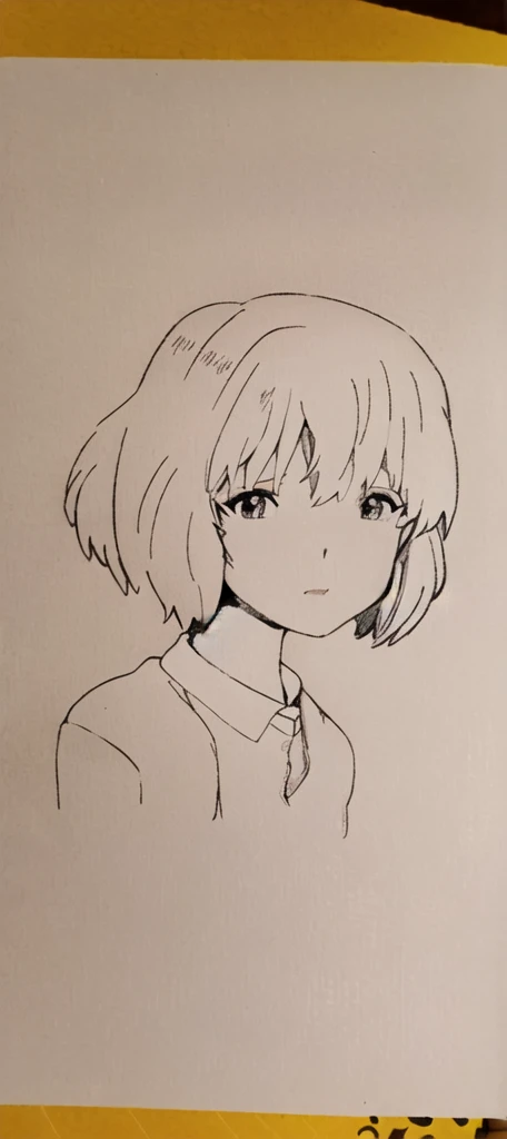a cute anime girl, light yellow hair, sitting, JK uniform, warm lighting, blurred foreground, (best quality,4k,8k,highres,masterpiece:1.2),ultra-detailed,(realistic,photorealistic,photo-realistic:1.37),detailed eyes,detailed lips,extremely detailed face,long eyelashes,highly detailed,intricate details,soft focus,cinematic lighting,beautiful colors,vibrant,elegant,graceful,serene,peaceful,dreamy