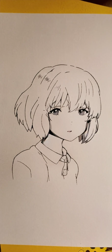 a cute anime girl, light yellow hair, sitting, JK uniform, warm lighting, blurred foreground, (best quality,4k,8k,highres,masterpiece:1.2),ultra-detailed,(realistic,photorealistic,photo-realistic:1.37),detailed eyes,detailed lips,extremely detailed face,long eyelashes,highly detailed,intricate details,soft focus,cinematic lighting,beautiful colors,vibrant,elegant,graceful,serene,peaceful,dreamy