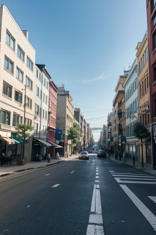 street scene for photoshoot without people