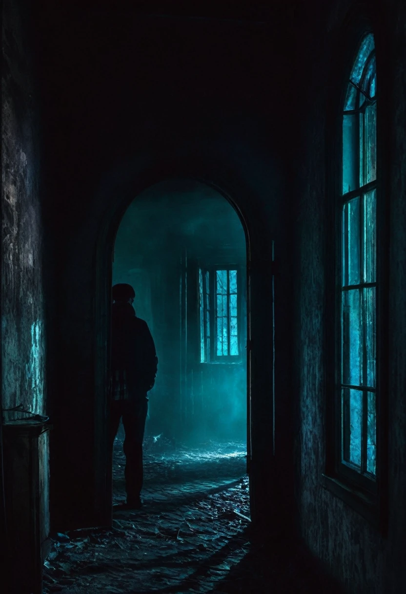 my fears seen from my soul are different my fears look sad and desolate , impressive colors 16k nostalgia light dark and sad atmosphere