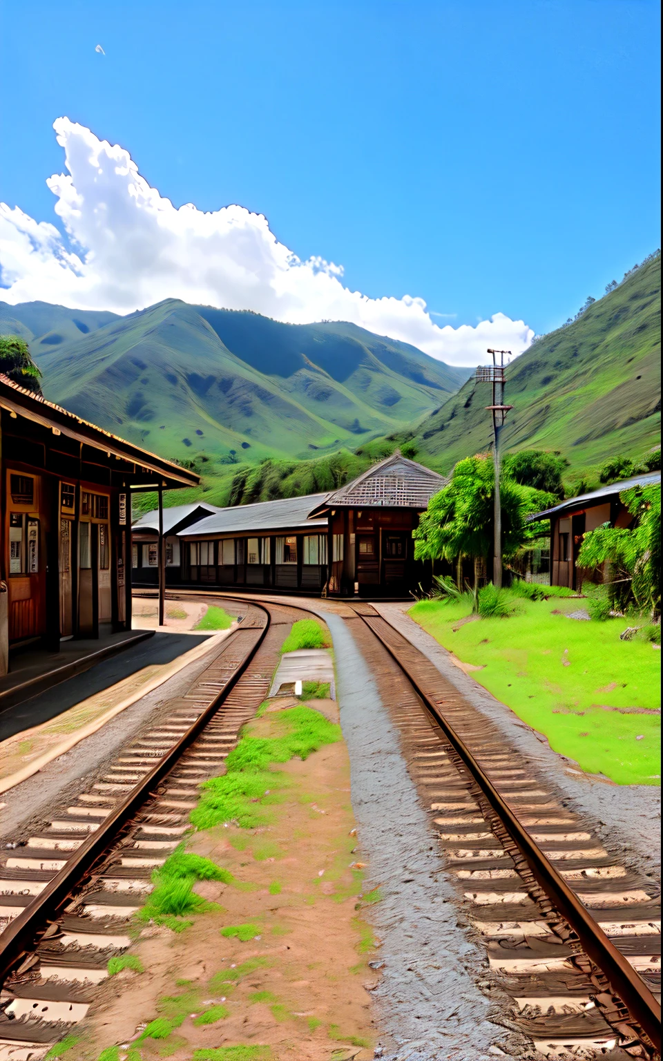 A village named mau kather railway station