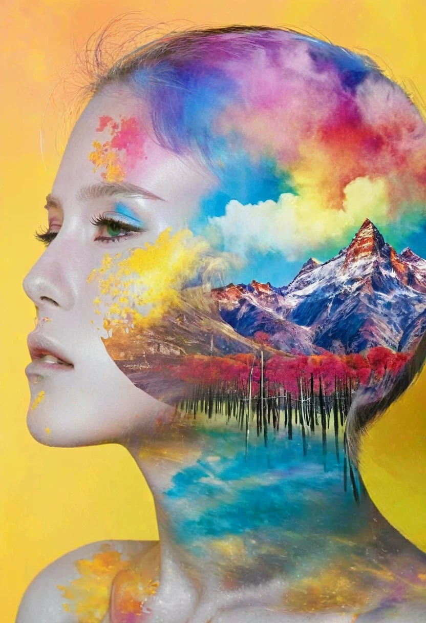 seeing the fears from my soul and at only 17 years old I think I was missing things , The background of my memories varies, the spaces seem nostalgic but somewhere there is joy, a little happiness in life 16k impressive colors beauty composition impressive colors