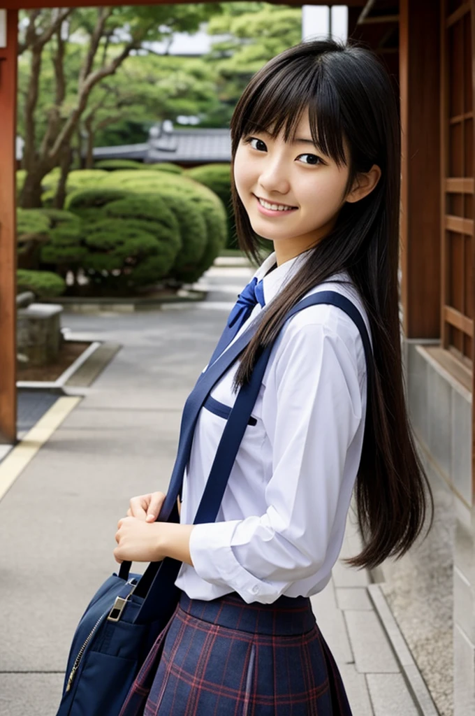 Japanese student girl