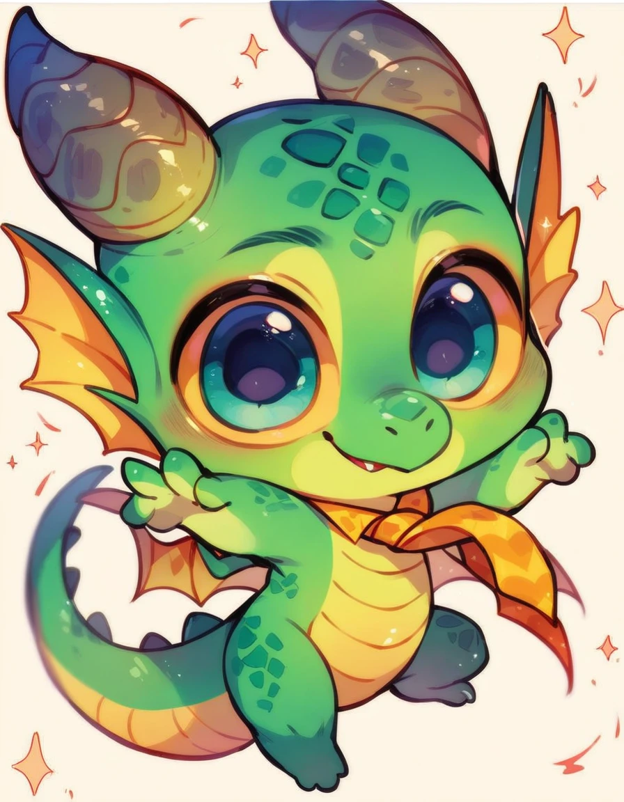 cute expression, high quality, (dragon), (cute little European Dragon:1.5), (cartoon:1.3),(chibi:1.2),(pixar style:1.2),(cute expression:1.1),(big eyes:1.1), ((((red with yellowish colors)))), he wears a gold tie, (((cute pose))), white background, full body, very cute