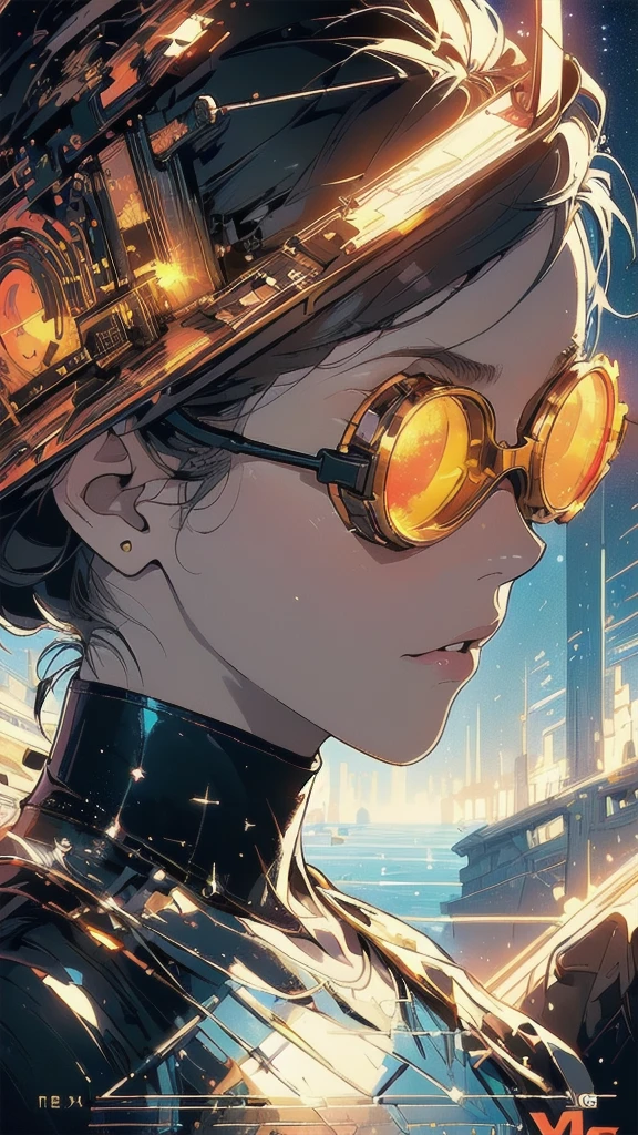 (((masterpiece, highest quality))),(((solo:1.2))),(((1girl:1.2))),(((32k wallpaper))),(very detailed, vintage science fiction),((((((geometric cinematic movie poster)))))), (bauhaus), shape,(((abstract))),(mid century modern),movie poster,(((((portfolio))))),(((((Close-up))))),(((((bust up))))),((((more various angle)))),(((ultimate highlight))),Vast landscape,((((complete. detailed face)))),(((Extremely talented))),(((most complecated machine))),(((text))),(((typography))),(((((best complicated machine))))),(((((genius mechanic))))),(((gorgeous light leak))),(((perfect detailed Infrared Goggles,thermography))),(((extreme reflection lens))),