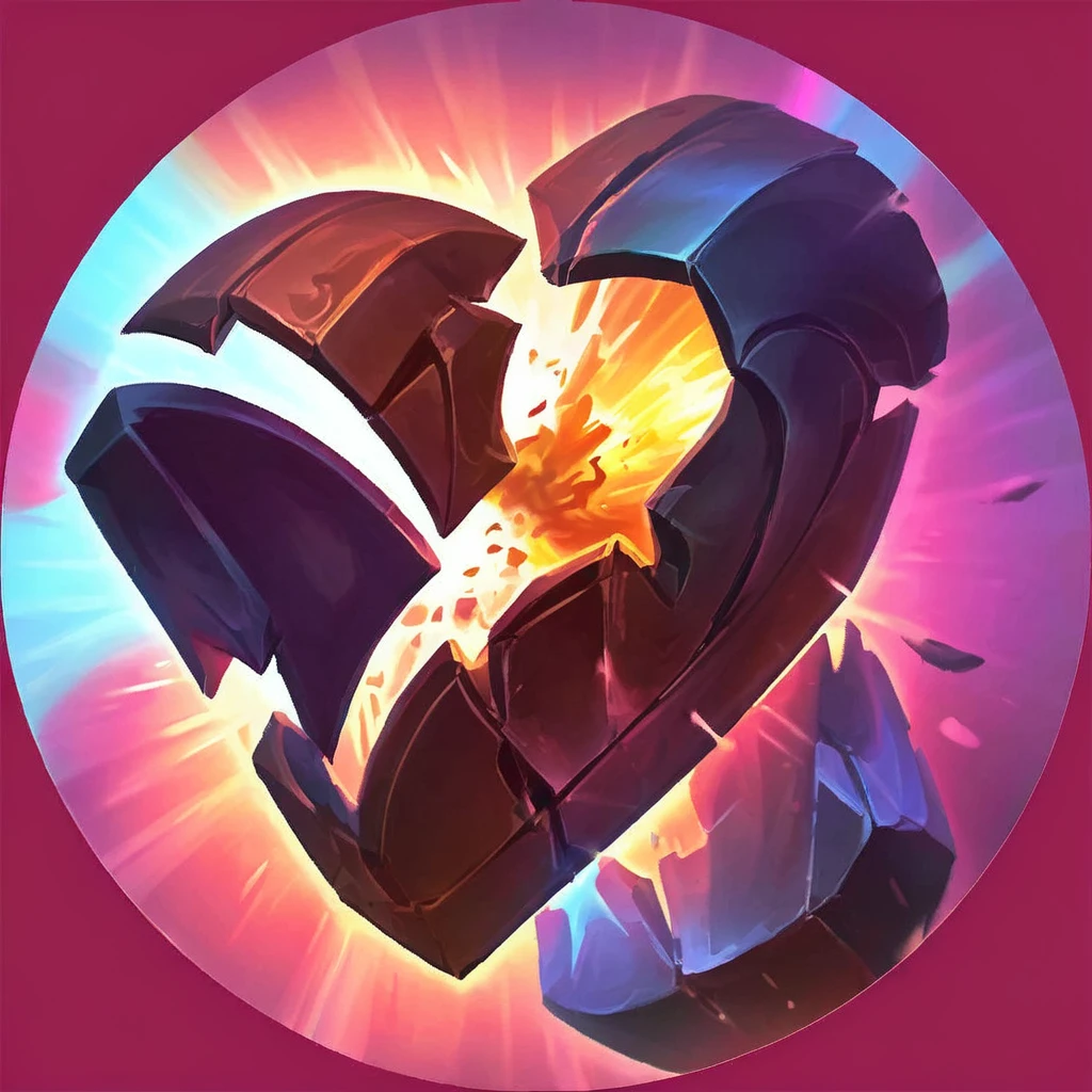 ICON OF SOMETHING BEING TORN apart