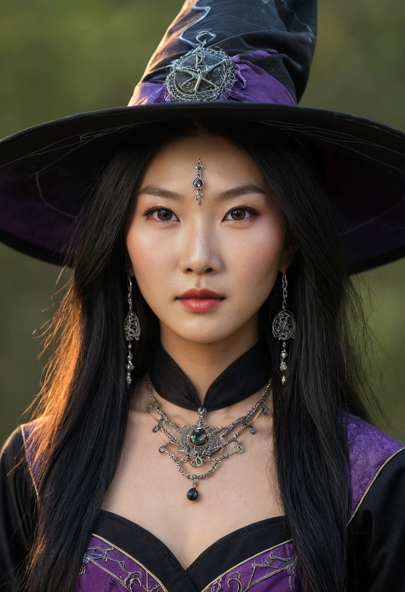 Witch, Asian facial features