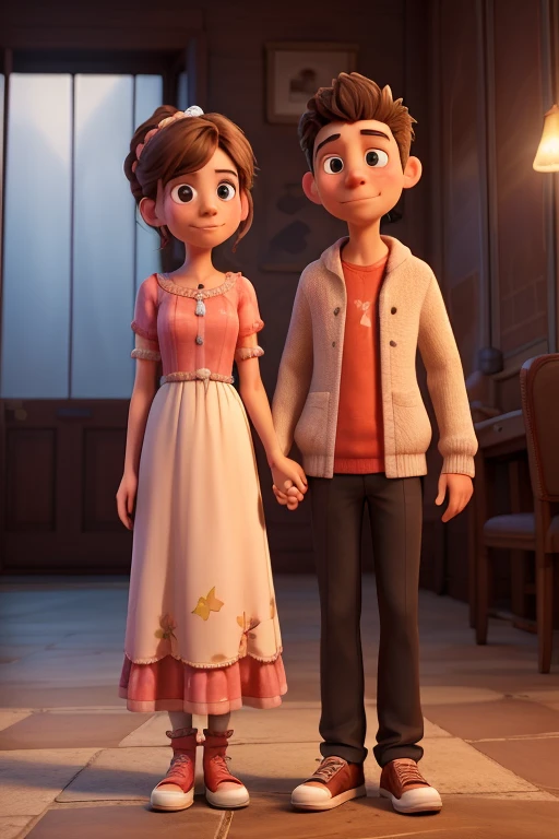 His friends, Pablo and Lucia, they tried to console her, but Clara couldn't stop crying.