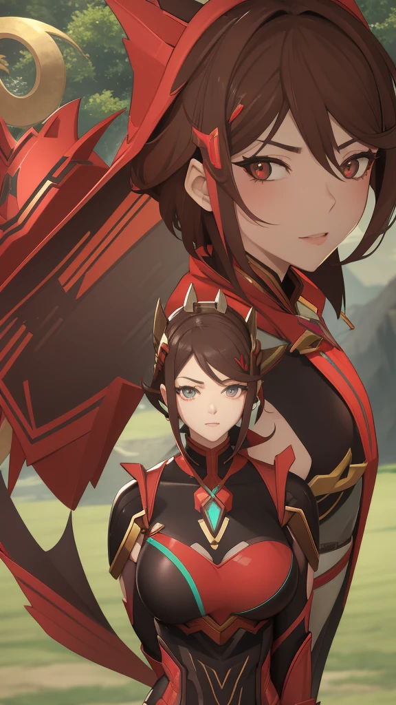 (pyra) do animd xenoblade chronicles1 , 独奏, gaping mouth, language, detail, アニメ,