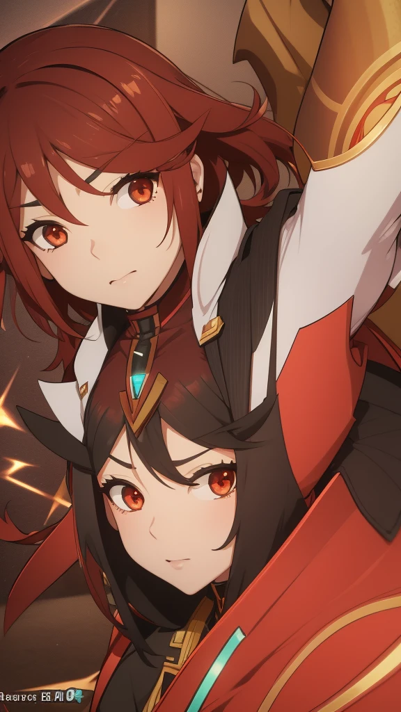 (pyra) do animd xenoblade chronicles1 , 独奏, gaping mouth, language, detail, アニメ,