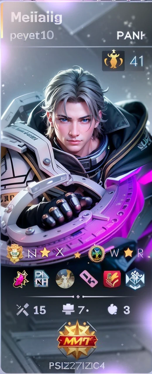 masculine male, masterpiece, ((perfect eyes)) best quality, (semirealism:1.9), beautiful lighting, (extremely detailed CG unity 4k fhd wallpaper), High Detail, Sharp focus, dramatic outdoors, 1 boy ,19 years old, brown short hair, blue eyes, smile