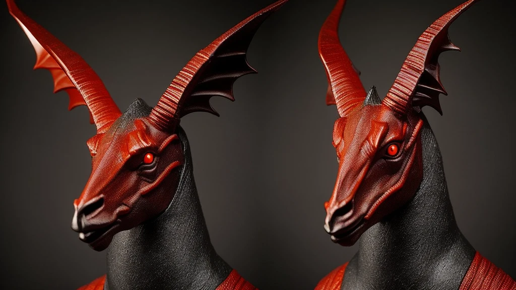 The Jersey Devil is described as a frightening creature with a body similar to that of a kangaroo or horse., a goat or horse head, bright, incandescent eyes, often red, bat wings, and bifurcated helmets. Its appearance is a grotesque mixture of several animal characteristics., creating a truly terrifying figure.