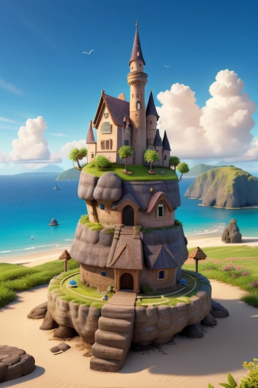 Create a magical island
