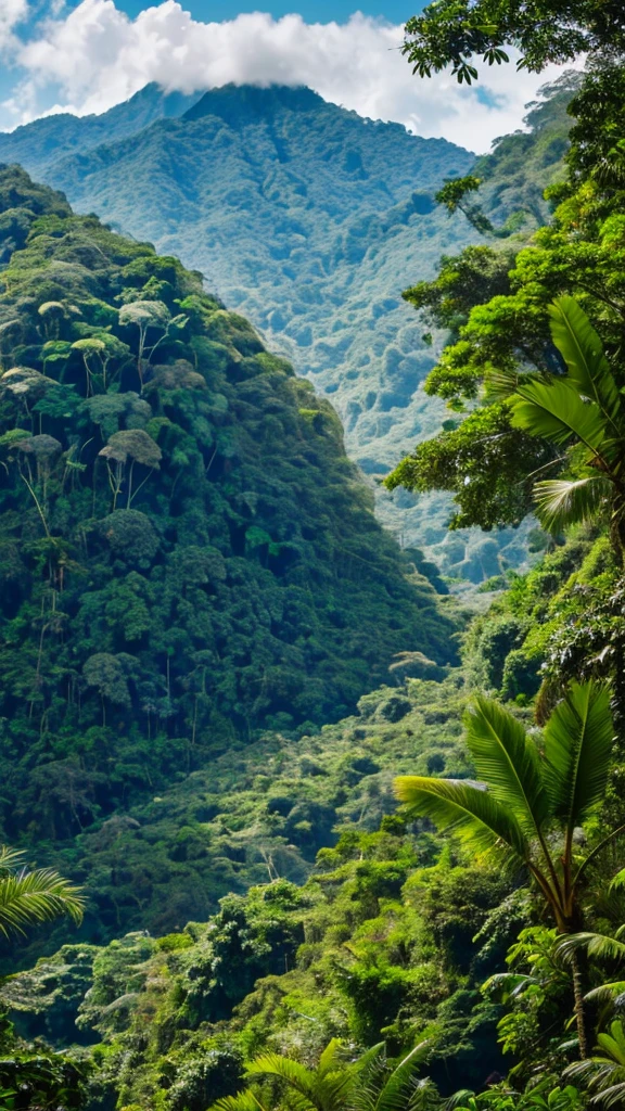 picture by Robert Zünd, shutterstock, sumatraism, jungle in background, jungles in the background, in the background is lush jungle, lush forest in background, mountainous jungle setting, mountain forest in background, velly distant forest, colombian jungle, the jungle at the background