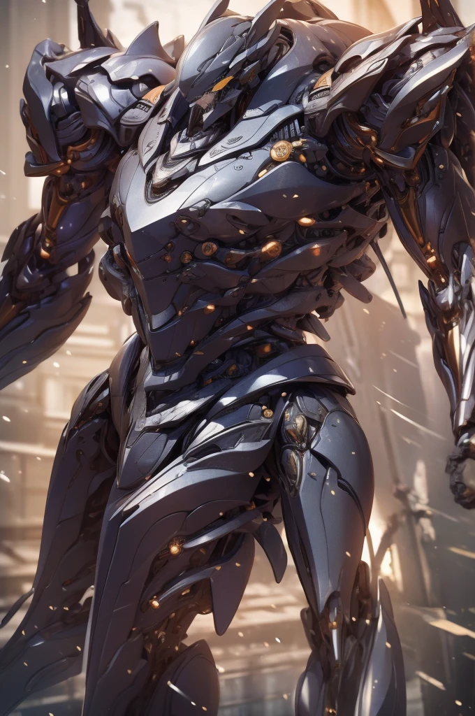 (Obra de arte, melhor qualidade:1.5)Mech branco e azul com detalhes dourados, médio, segurando uma sniper grande. Extremely detaild, 8K, HDR, natural light, cinematic lighting, masterpiece-anatomy-perfect, Ultra HD, (Battlefield:1.5), RAW photo, metallic, professional, ultra-fine painting, perfect body proportions, anatomically correct, uhd, real texture material, Anti-Aliasing, FKAA, TXAA, SSAO, Post Processing, Post Production, Tone Mapping, CGI, VFX, SFX, Hyper maximalist, Volumetric, ultra photorealultra-detailed intricate details.