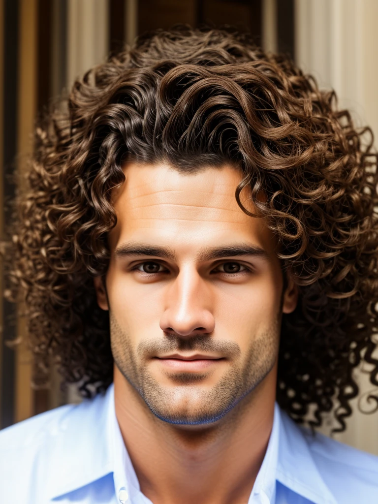 detailed man with long curly hair, duke&#39;s clothing, ornate and elaborate clothing, detailed facial features, high-quality portrait, cinematic lighting, oil painting, Masterpiece artwork, (best qualityer, 4K, 8k, high resolution, Masterpiece artwork: 1.2), ultra detali, (realisitic, fotorrealisitic, foto-realisitic: 1.37)"