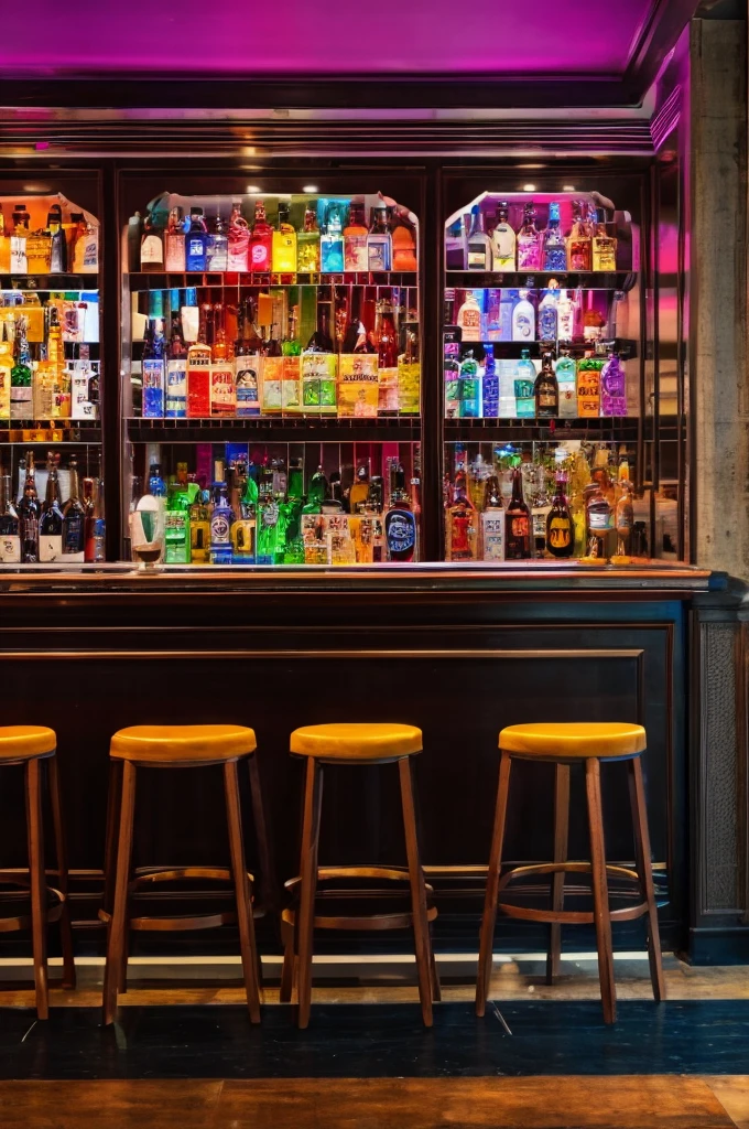 colorful beer background, bar, music