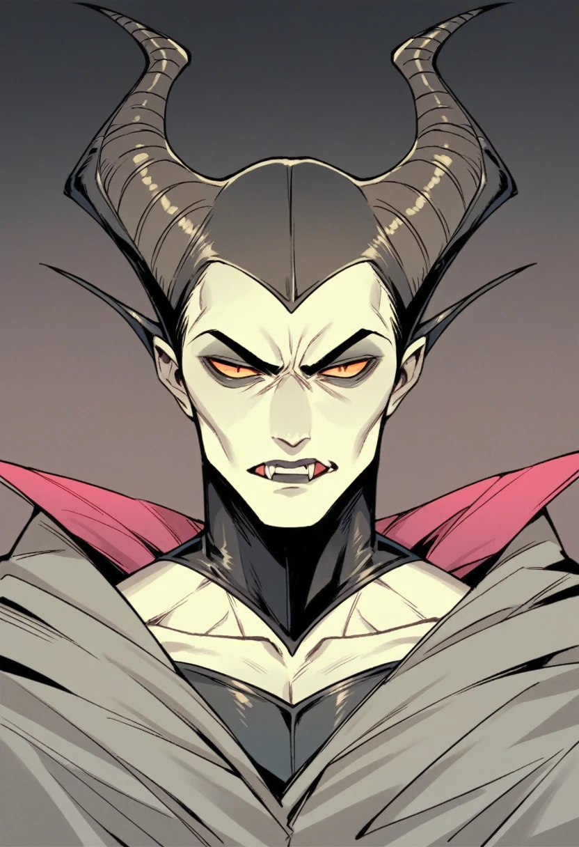 The portrait of the god of destruction, very beautiful, dark clothes, very short black hair, pale skin, sad expression