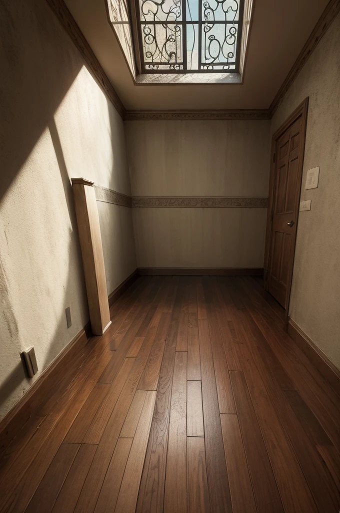 Make a background of the house from the movie Anabelle showing the floor