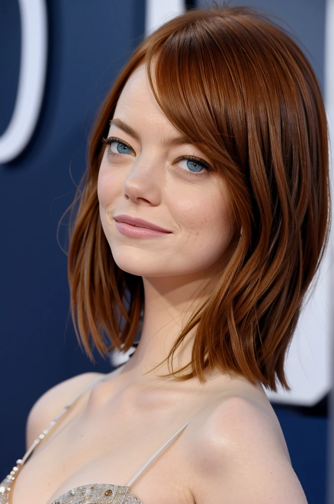 Emma stone recevant une charge de sperme sur le visage