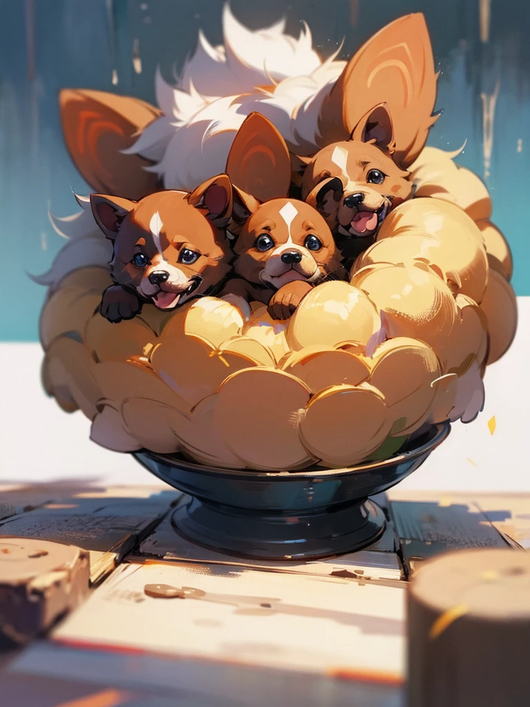 Generate a puppy